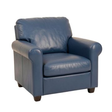 Pranzal 64 '' Leather Match Tuxedo Arm Loveseat