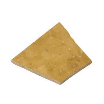 Ledger Random Sized Slate Mosaic Tile In Amber Gold