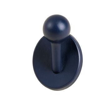 Sage Branch Wall-Mounted Robe Hook - Navy