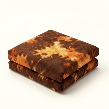 Object Silhouette Form Generated Tie Dye Effect Technique Image Duvet Cover Set (synthetic illustration; no displayed measurements)