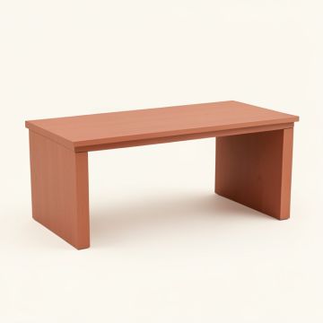 Pine Bridge Desktop Monitor Riser - Terracotta (synthetic illustration; no displayed measurements)
