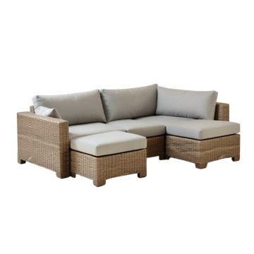 Trappe 4 Piece Sofa Seating Group Set With Cushions