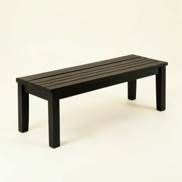 Alder Canyon Indoor Bench - Black (synthetic illustration; no displayed measurements)
