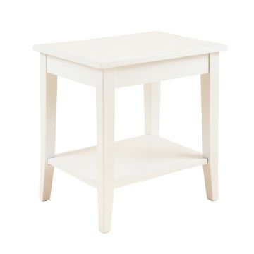 Rowan Arc Side Table - White