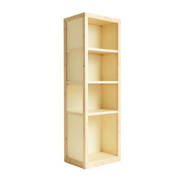 Hill Bluff Narrow Cubby Tower - Cream