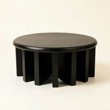Vale Arc Shoe Storage Bench - Black (synthetic illustration; no displayed measurements)