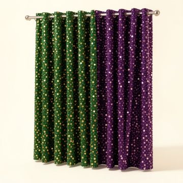 Disco Ball Bead Single Polka Dot Curtain (synthetic illustration; no displayed measurements)