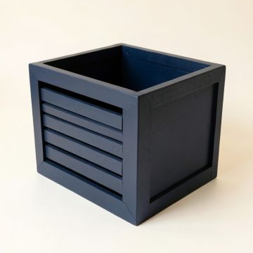 River Bluff Empty Furniture-Style Litter Enclosure - Navy (synthetic illustration; no displayed measurements)