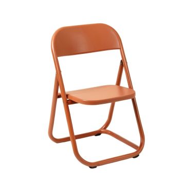 Alder Branch Folding Outdoor Chair - Terracotta (synthetic illustration; no displayed measurements)