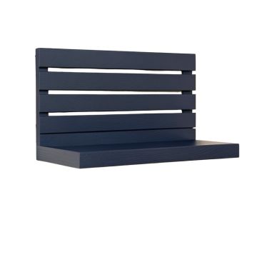 Aspen Bridge Wall-Mounted Entryway Organizer Shelf - Navy