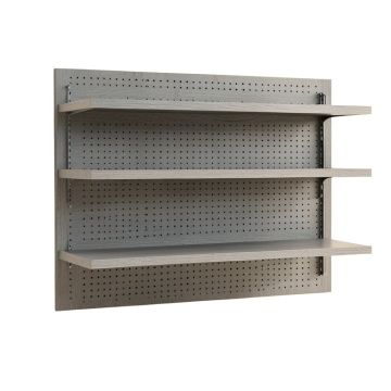 Birch Bridge Empty Wall-Mounted Tool Organizer Panel - Gray (synthetic illustration; no displayed measurements)