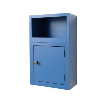 Heath Bend Wall-Mounted Entry Cabinet - Blue