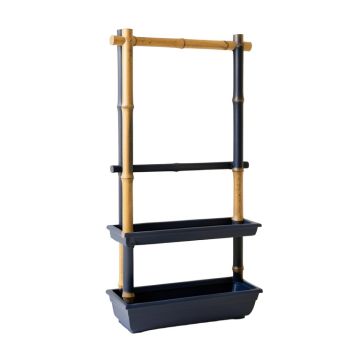 Fern Canyon Empty Vertical Garden Frame - Navy