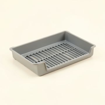 Juniper Dale Empty Under-Desk Cable Tray - Gray (synthetic illustration; no displayed measurements)