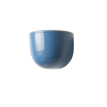Lake Bend Wall Sconce Mounted On A Plain Wall - Blue