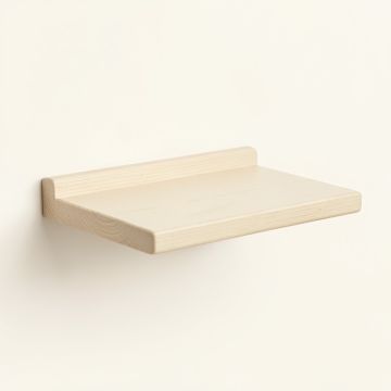 Shore Bend Wall-Mounted Cat Perch - Ivory (synthetic illustration; no displayed measurements)