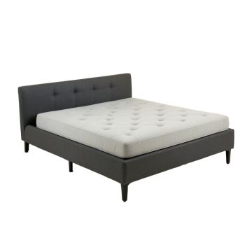 Albi Tufted Upholstered Low Profile Storage Platform Bed