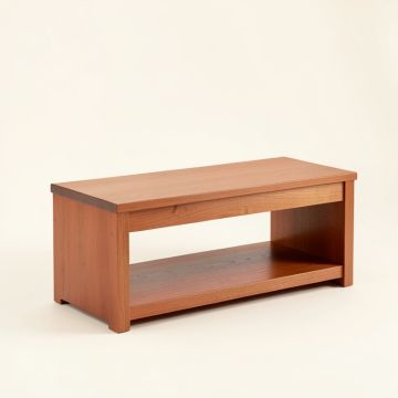 Clay Crest Indoor Bench - Terracotta (synthetic illustration; no displayed measurements)