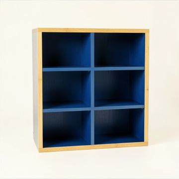 Ridge Branch Empty Mug-Storage Cabinet Insert - Blue (synthetic illustration; no displayed measurements)