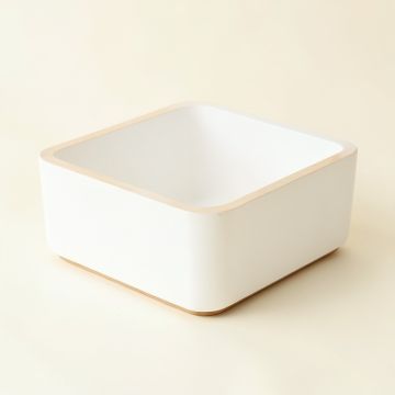 Laurel Bluff Empty Storage Basket - White (synthetic illustration; no displayed measurements)