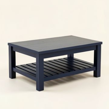 Clay Dell Coffee Table - Navy (synthetic illustration; no displayed measurements)