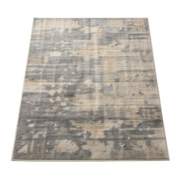 Trisler Hand-Tufted Gray/Beige Area Rug