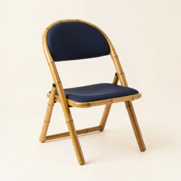 Ridge Bend Folding Outdoor Chair - Navy (synthetic illustration; no displayed measurements)