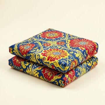 Maness Spanish Tiles Damask Medallion Duvet Cover Set (synthetic illustration; no displayed measurements)