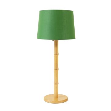 Aspen Arc Floor Lamp With A Plain Fabric Shade