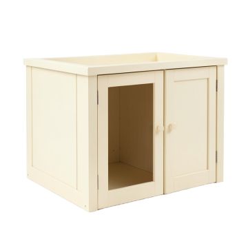 Hill Dell Empty Furniture-Style Litter Enclosure - Cream