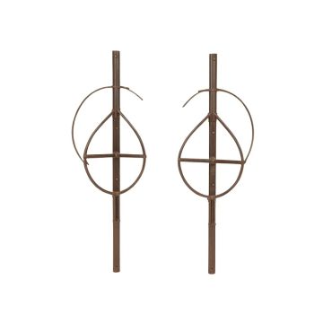 2 Piece Large Wine Metal Wall Décor Set