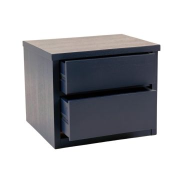 Elm Crest Small-Parts Storage Drawer Cabinet - Navy (synthetic illustration; no displayed measurements)