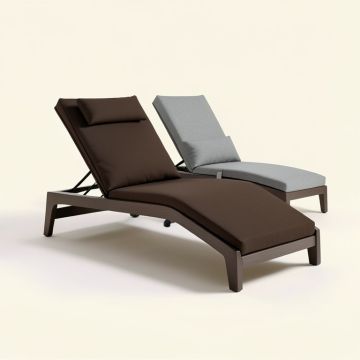 Crispin 79 '' Long Reclining Chaise Lounge Set (synthetic illustration; no displayed measurements)