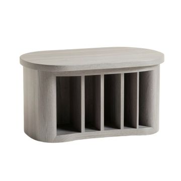 Dawn Bluff Shoe Storage Bench - Gray