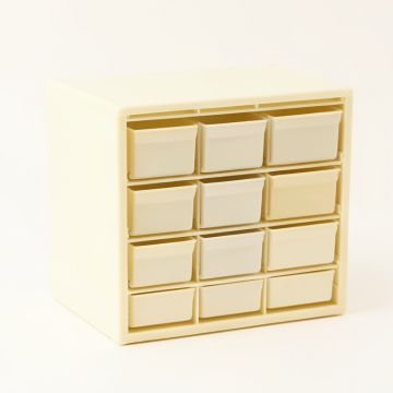 Wren Bridge Small-Parts Storage Drawer Cabinet - Cream (synthetic illustration; no displayed measurements)