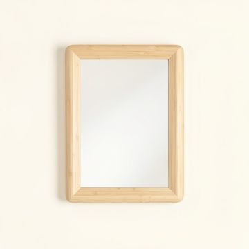 Wren Brook Framed Wall Mirror - Beige (synthetic illustration; no displayed measurements)