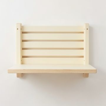 Willow Bend Wall-Mounted Entryway Organizer Shelf - Cream (synthetic illustration; no displayed measurements)