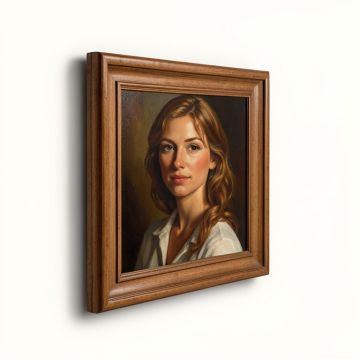 Michelle By Crixtover Edwin - Painting Print (synthetic illustration; no displayed measurements)