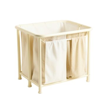 Field Canyon Laundry Sorting Station With Plain Removable Bags - Cream (synthetic illustration; no displayed measurements)
