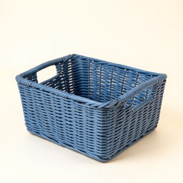 Vale Branch Empty Storage Basket - Blue (synthetic illustration; no displayed measurements)