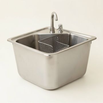 Stainless Steel 30 '' L X 22 '' W Farmhouse Kitchen Sink With Sink Grid And Basket Strainer (synthetic illustration; no displayed measurements)