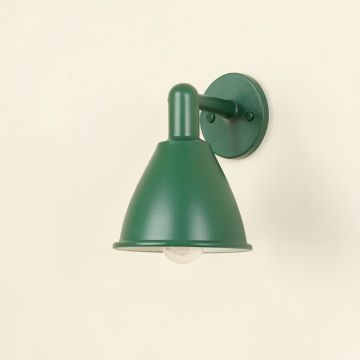 Brook Dale Wall Sconce Mounted On A Plain Wall - Green (synthetic illustration; no displayed measurements)