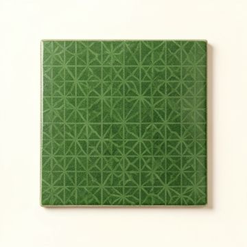 Dawn Bluff Uninstalled Square Decorative Tile - Green (synthetic illustration; no displayed measurements)