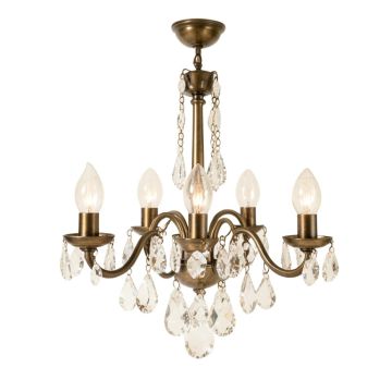 Tyshawn Unique Tiered Chandelier With Crystal Accents