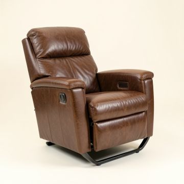Maebry 39 '' Wide Leather Match Power Lift Assist Ergonomic Recliner (synthetic illustration; no displayed measurements)
