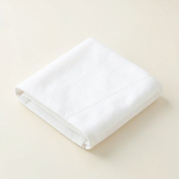 Meadow Edge Bath Towel - White (synthetic illustration; no displayed measurements)