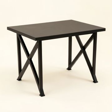 Fern Bridge Patio Table - Black (synthetic illustration; no displayed measurements)