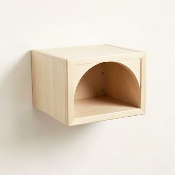 Spruce Bridge Wall-Mounted Cat Perch - Ivory (synthetic illustration; no displayed measurements)
