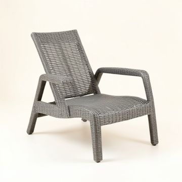 Willow Branch Outdoor Lounge Chair - Gray (synthetic illustration; no displayed measurements)
