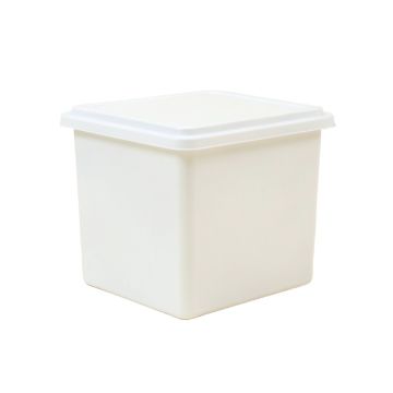 Flint Brook Closed Outdoor Storage Box - White